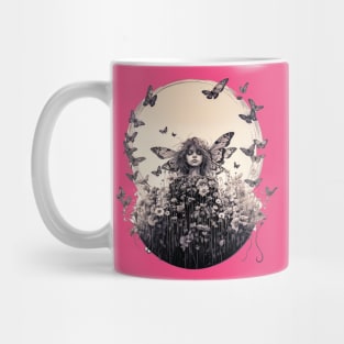 Butterfly village fairy Mug